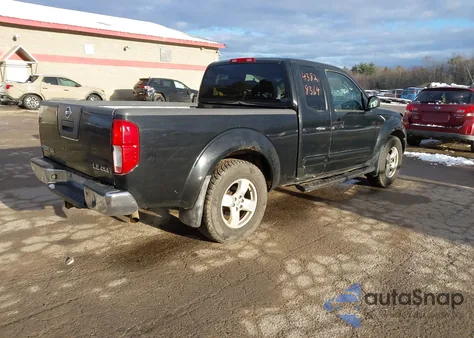 2005 Nissan Frontier Le z USA, uszkodzony, nr VIN 1N6AD06W35C431388